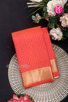 Pure Kanchipuram Silk Saree-Orange-PA34518