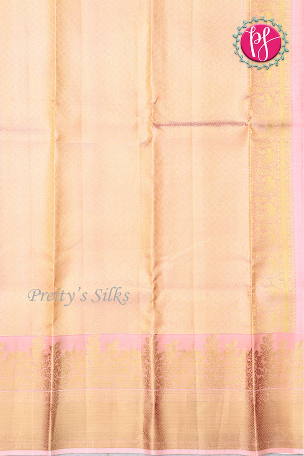 Pure Kanchipuram Silk Saree-Maroon And Lightpink-PF81310
