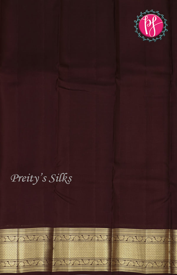 Half Pure Kanchipuram Silk Saree-PF59082