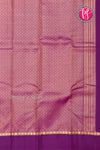 Half Pure Kanchipuram Silk Saree-Purple-PF82229