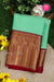 Pure Kanchipuram Silk Saree-Pistagreen And Marron-PA23597
