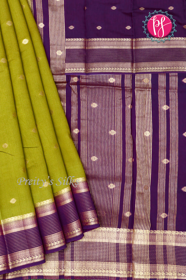 Butter Cotton Silk Saree- PF76271