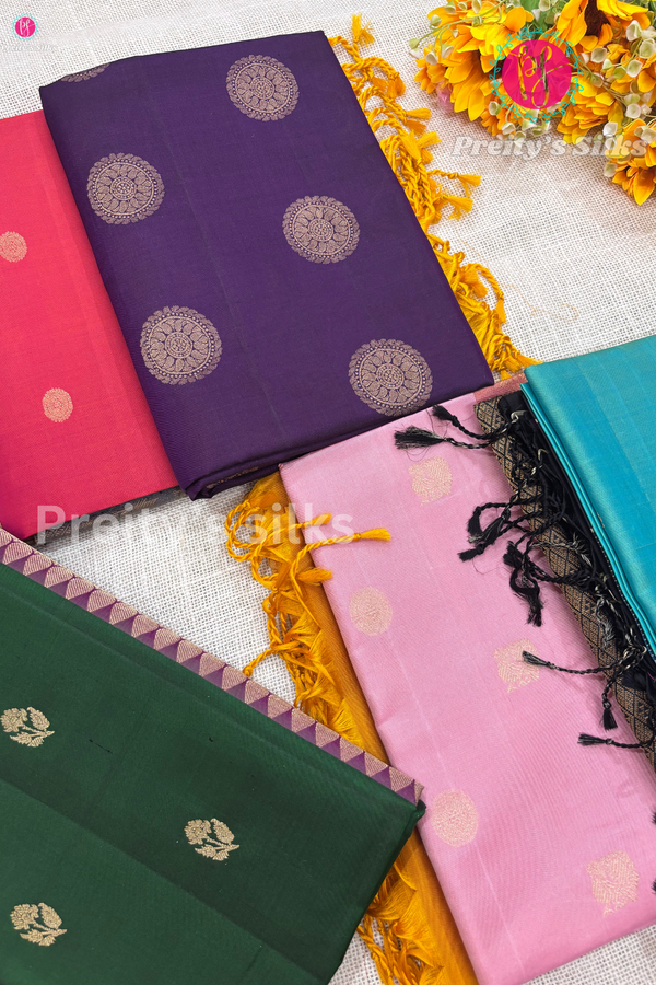 Pure Kanchipuram Soft Silk Saree- PF46114