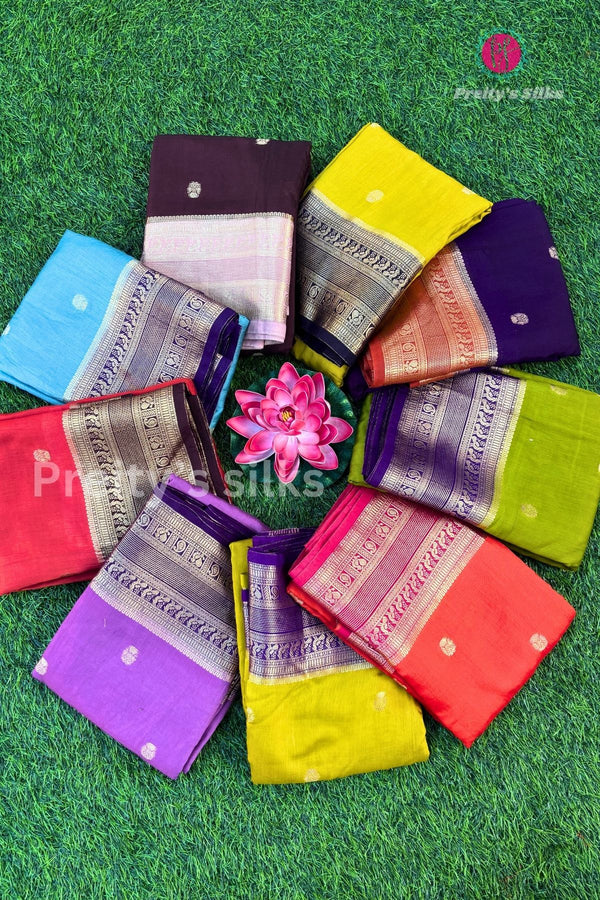Butter Cotton Silk Saree-PA50900