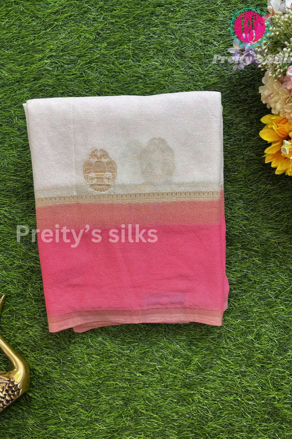 Day 2 Banarasi Chiffon Silk Saree-PA16038