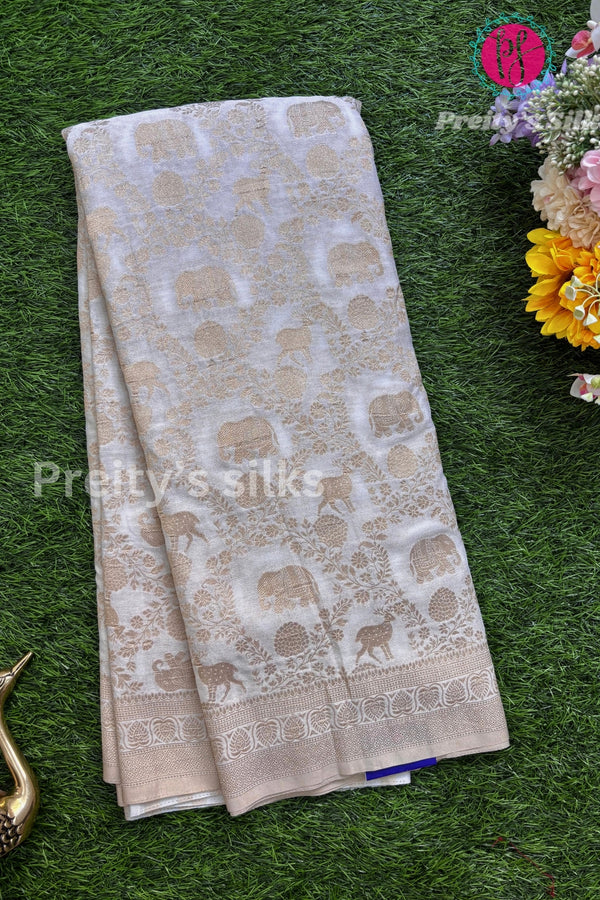 Day 2 Banarasi Georgette Silk Saree-PA04811