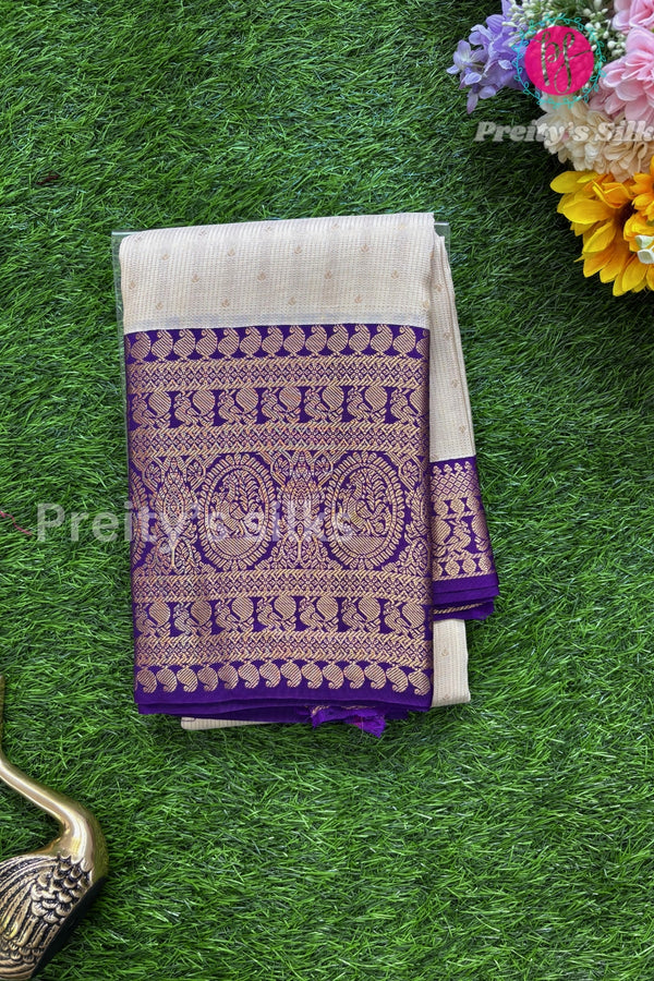 Day 2 Half Pure kanchipuram Silk Saree-PA25943