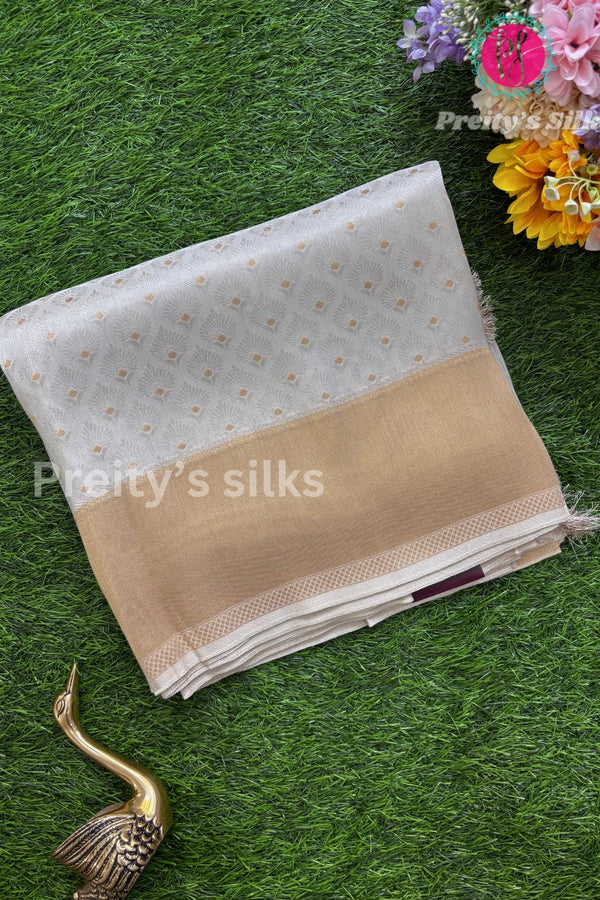 Day 2 Semi Crepe Tissue Silk Saree-PA48204