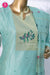 Elegant sea green kurta with floral embroidery - SWRM231