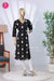 Black Pochampally Ikat Cotton Straight Kurta - SWRM028