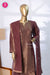 Mocha Glow Mocha Brown Mul Chanderi Suit Set-SWR250