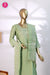 Sage Green Blossom Chanderi Cotton Blend Suit Set-SWBL221
