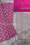 Pure Banarasi Crepe Silk Saree-Pink-PA51871