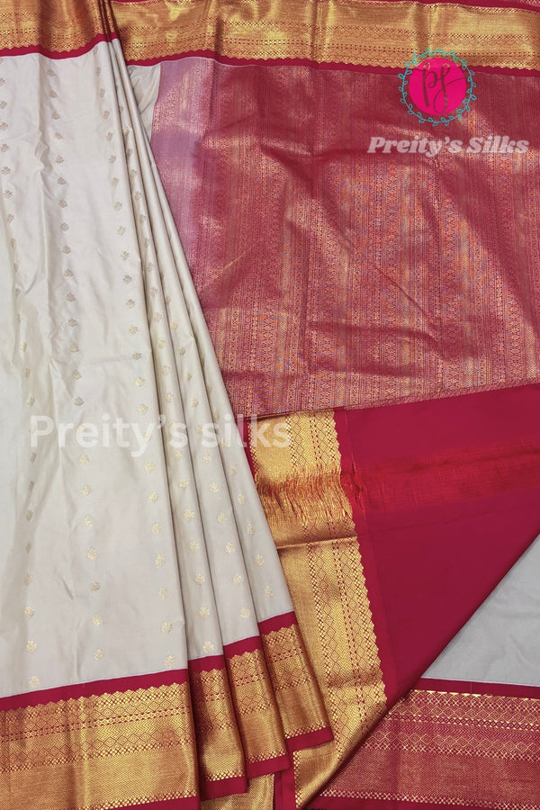 Day 2 Semi kanchipuram Silk Saree-PA39323