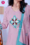 A vibrant pink straight-cut kurta -SWRM264