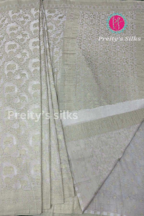 Day 2 Banarasi Georgette Silk Saree-PA04811