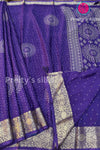 (Restocked)Semi Wrinkle Crepe Silk Saree-PF82020