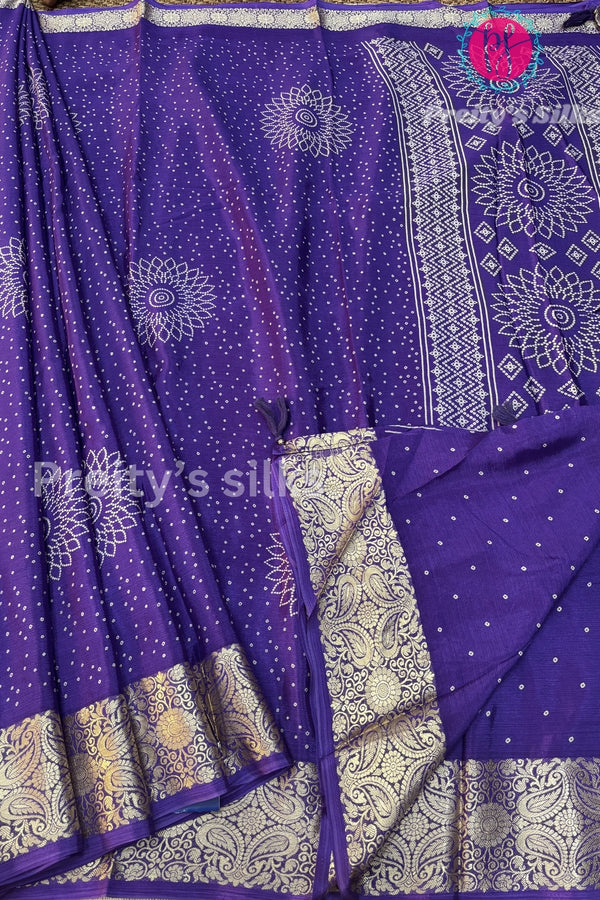 (Restocked)Semi Wrinkle Crepe Silk Saree-PF82020