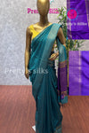 Raw silk saree with butta pattern- PA09058
