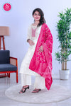 Swarna Soft Tissue Banarasi Dupatta Suit Set -SWRM00371