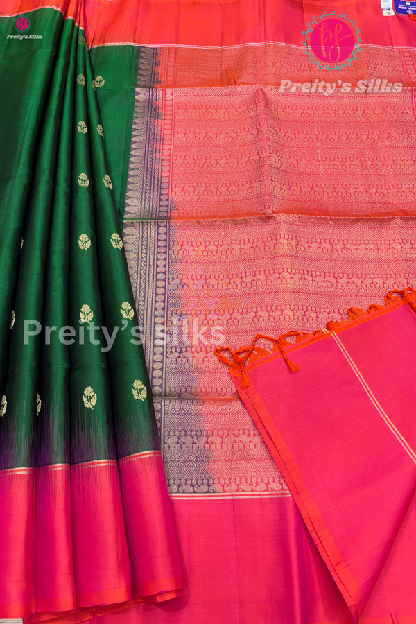 Pure Kanchipuram Soft Silk Saree- PF46114