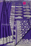 Satin Crepe Silk Saree-PF67702