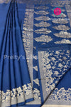 Satin Crepe Silk Saree-PF67702