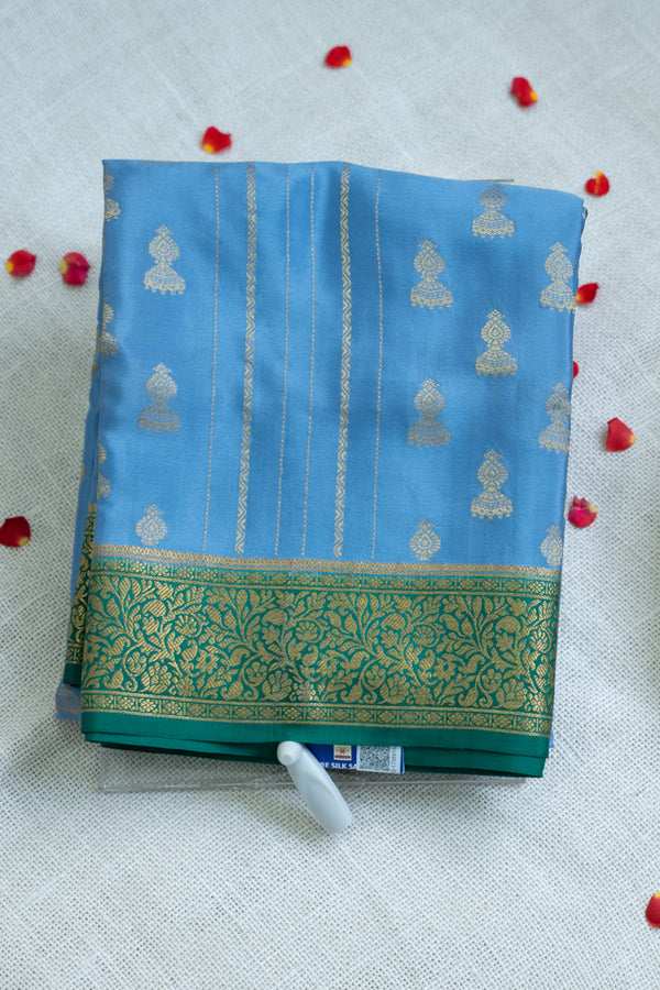 Day 7 Pure Mysore Crepe Silk Saree-PA00346