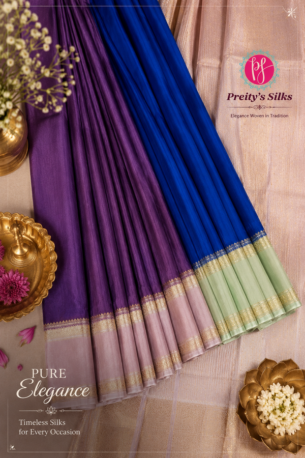 Semi Tussar Silk Saree-PA25177