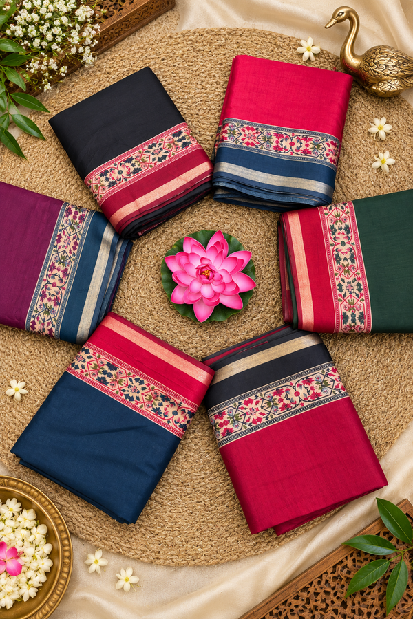 Cotton Blend Silk Saree-PA52016