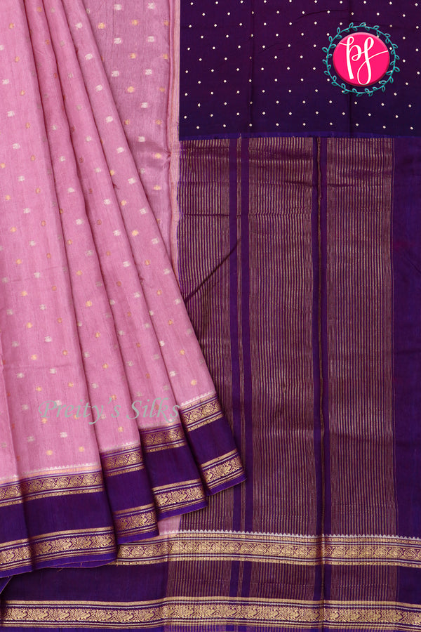 Semi Dupion tussar Saree-PF85264