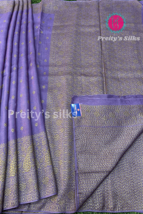 Tussar Dupion With Antique Zari Saree- PA00355