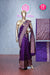 Tussar Dupion With Antique Zari Saree- Plain blouse-PA00355