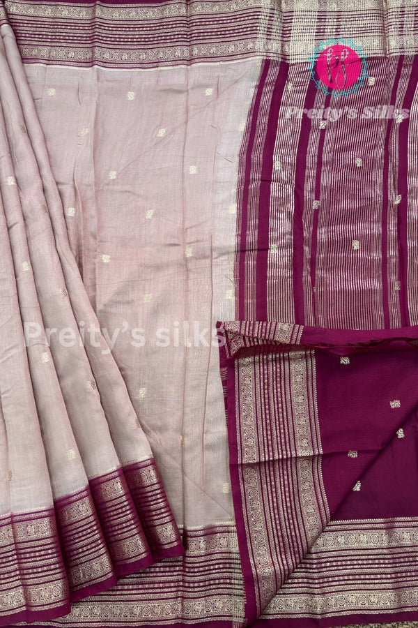 Butter Cotton Silk Saree-PA01444