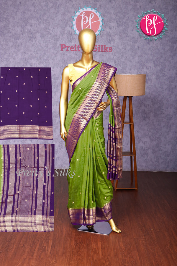 Butter Cotton Silk Saree-PA01444