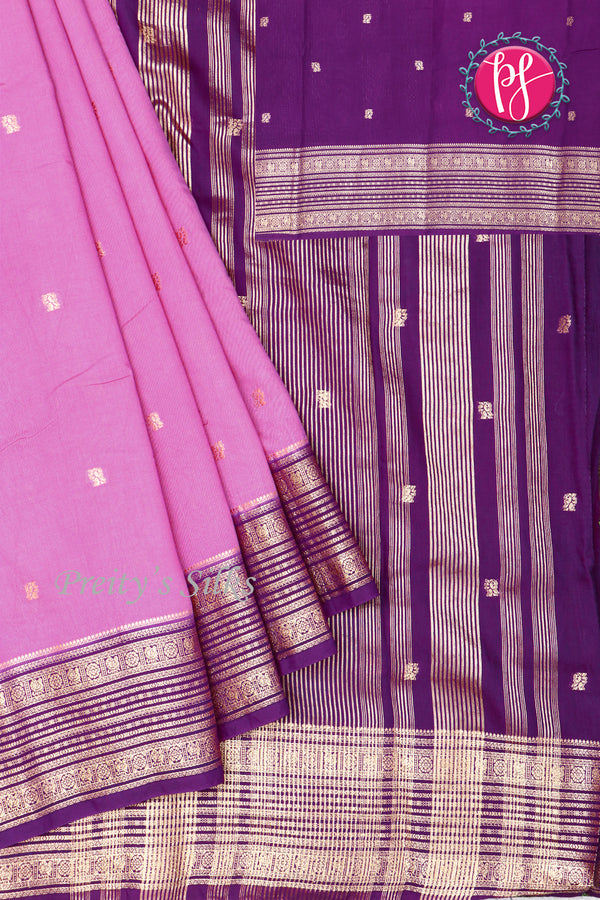 Butter Cotton Silk Saree-PA01444