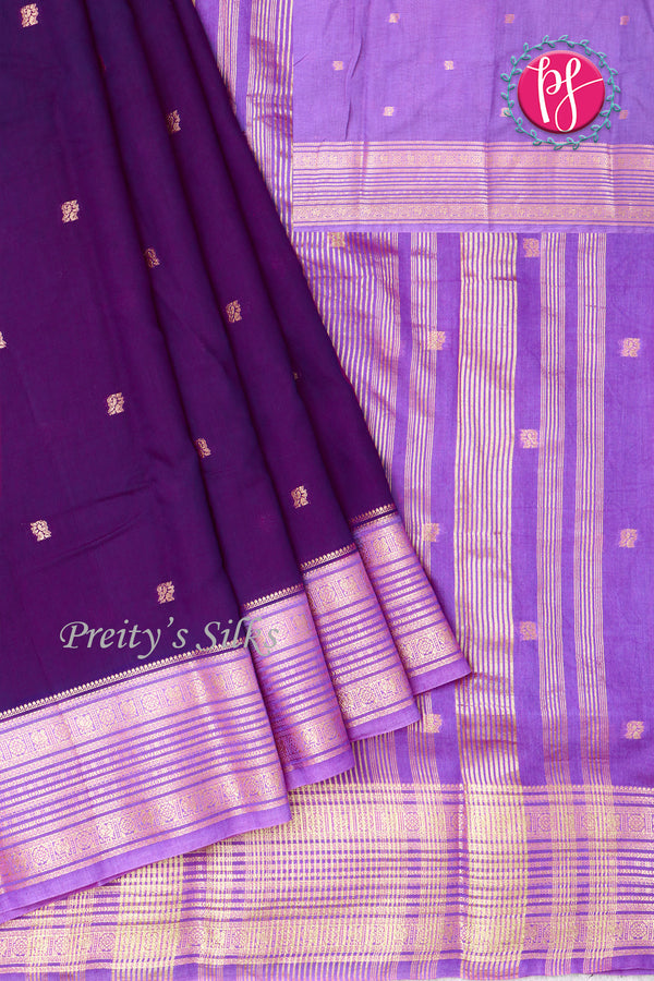 Butter Cotton Silk Saree-PA01444