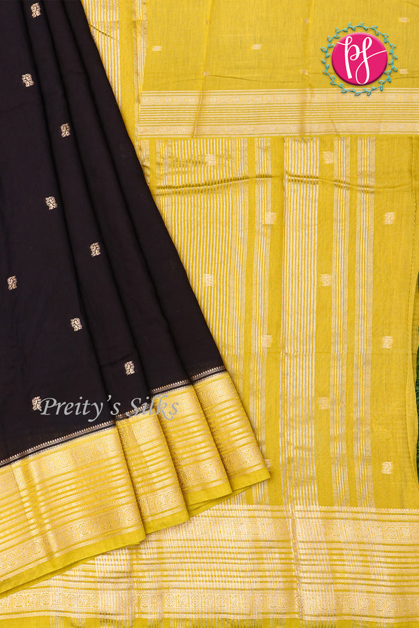 Butter Cotton Silk Saree-PA01444
