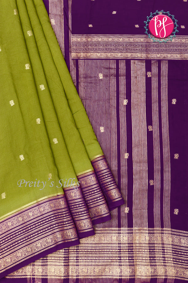 Butter Cotton Silk Saree-PA01444