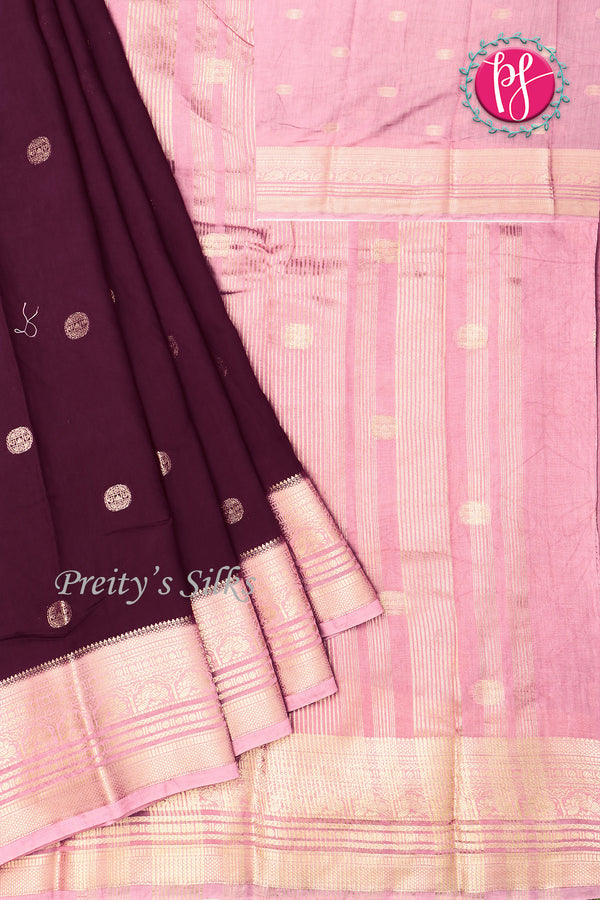 Butter Cotton Silk Saree-PA01444