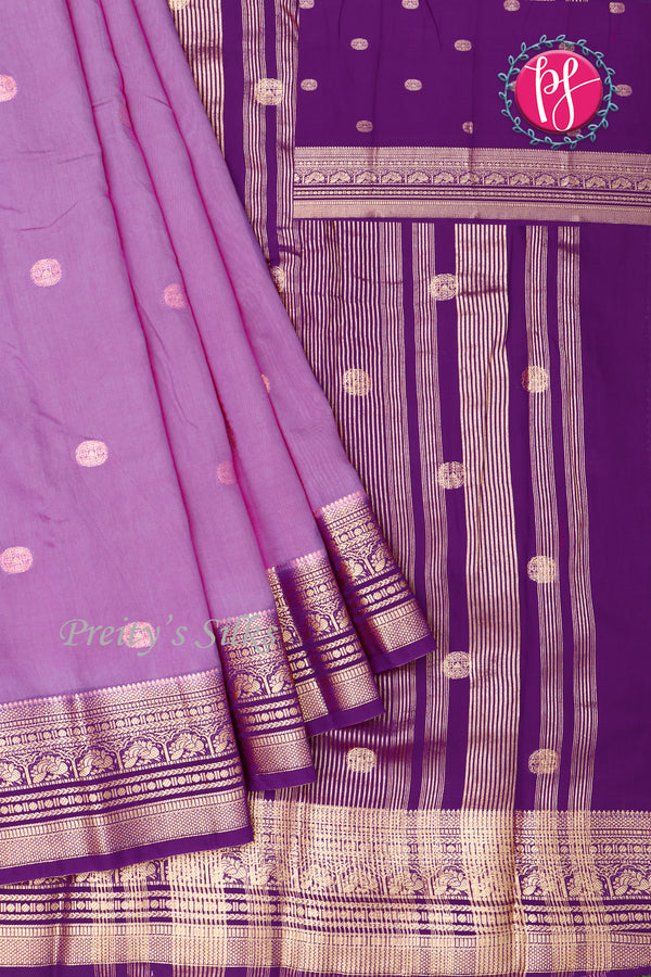 Butter Cotton Silk Saree-PA01444
