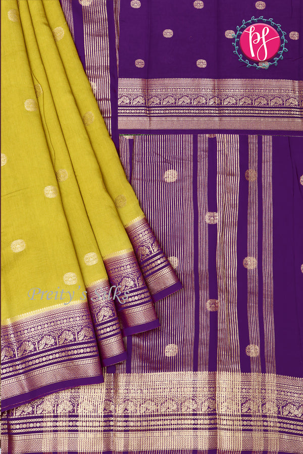 Butter Cotton Silk Saree-PA01444