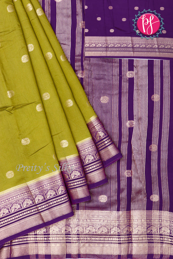 Butter Cotton Silk Saree-PA01444