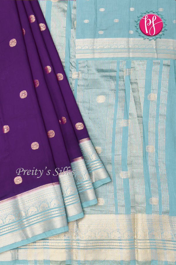 Butter Cotton Silk Saree-PA01444