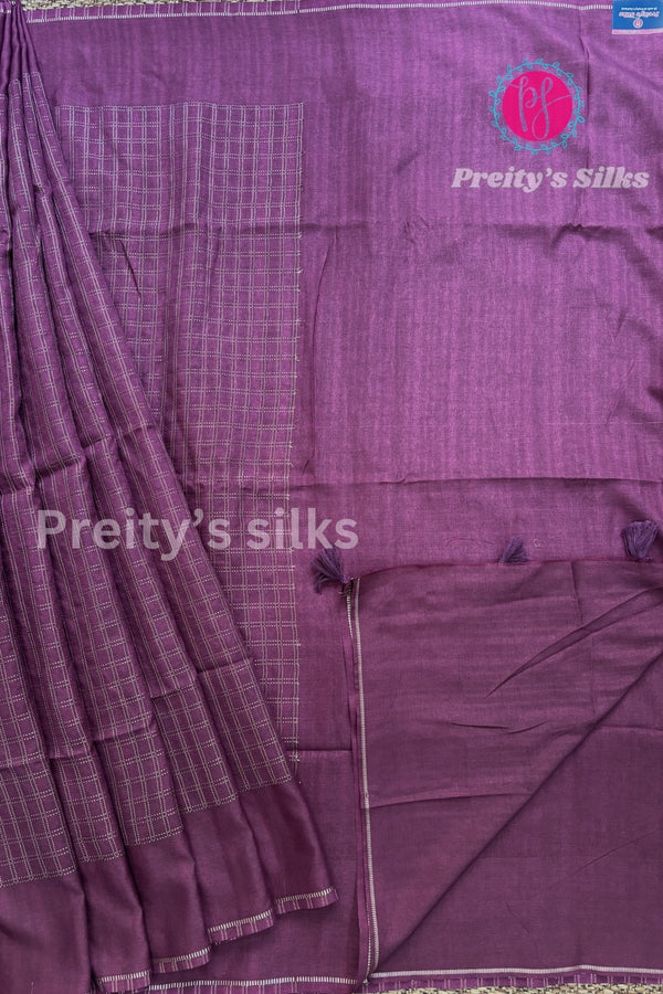 Soft Tussar Silk Saree-PA02289