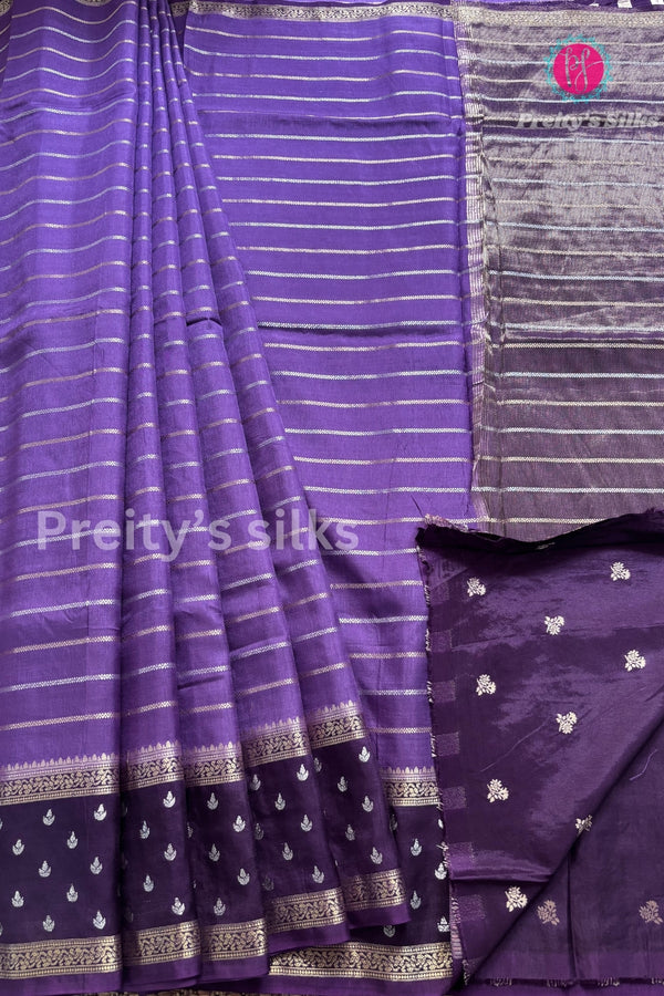Munga Crepe Silk Saree-PA02705