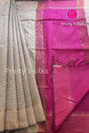 Raw silk saree with butta pattern- PA09058