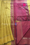 Raw silk saree with butta pattern- PA09058