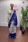 Semi Ikkat Pochampally Silk saree-PA03525