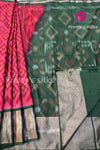 Semi Ikkat Pochampally Silk saree-PA03525